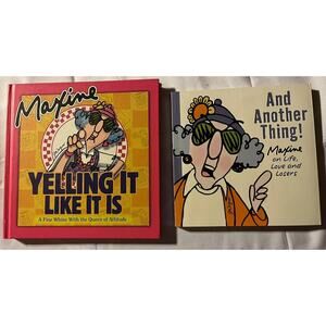 Maxine Hallmark Bundle 2 Books “Yelling It Like It Is” “And Another Thing”